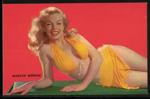 AK Schauspielerin Marilyn Monroe im Bikini