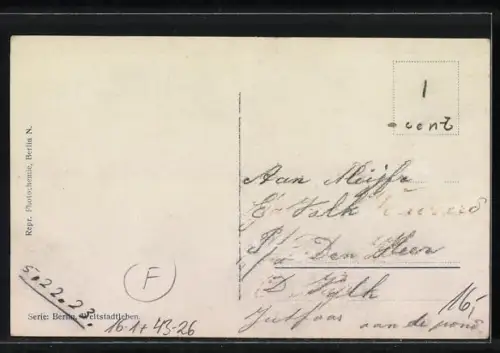 AK Berlin, Weltstadtleben, Unter den Linden, Prinz August Wilhelm in einer Pferdekutsche