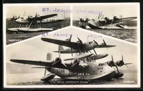 AK Wasserflugzeuge Mercury und Maia, Mayo Composite Plane