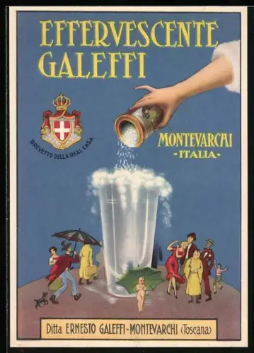 AK Montevarchi, Medikament-Magentabletten, Effervescente Galeffi ditta Ernsto Galeffi