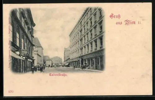 AK Wien, Grand Hotel in der Taborstrasse