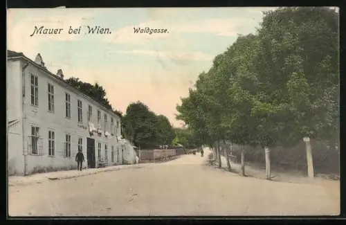 AK Mauer bei Wien, Gasthaus in der Waldgasse