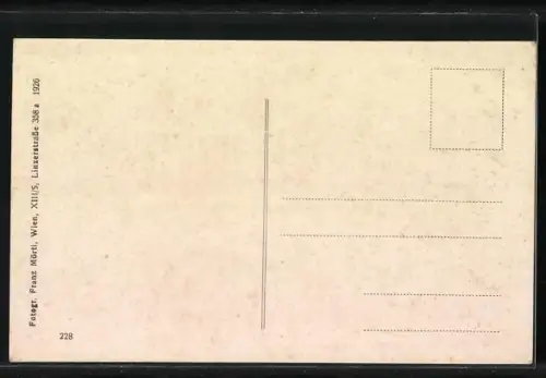 AK Obritz /N. Ö., Wasserpartie an der Kirche, Denkmal im Ort, Strassenpartie