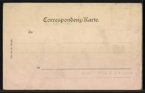 AK Biedermannsdorf, Strassenpartie mit Pferdegespann
