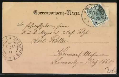 AK Wien, Ober-Döbling, Colloredogassa, Cottage