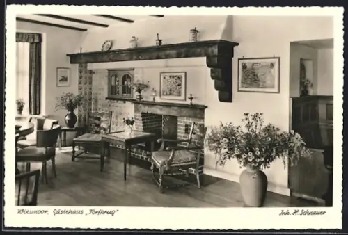 AK Wiesmoor, Gasthaus Torfkrug, Inh. H. Schnauer