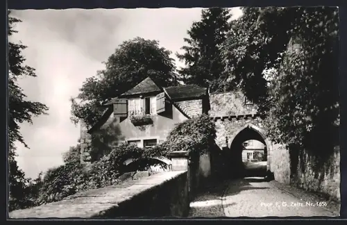 AK Marburg, Blicl zum Burgtor