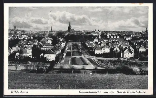 AK Hildesheim, Gesamtansicht von der Allee