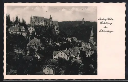 AK Marburg /Lahn, Südabhang des Schlossberges