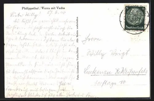 AK Philippsthal, Werra mit Vacha