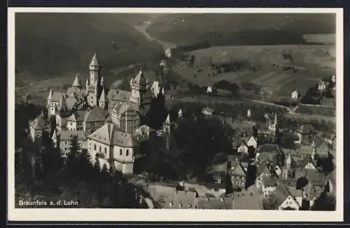 AK Braunfels a. d. Lahn, Blick auf das Schloss