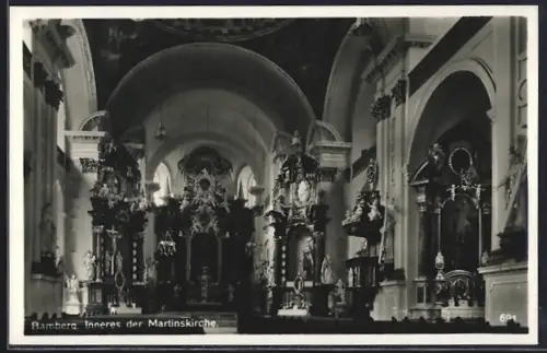 AK Bamberg, Inneres der Martinskirche