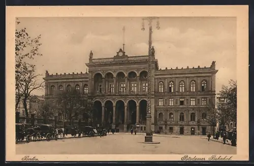 AK Berlin-Tiergarten, Potsdamer Bahnhof