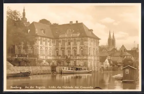 AK Bamberg, An der Regnitz, Gebäude der Concordia