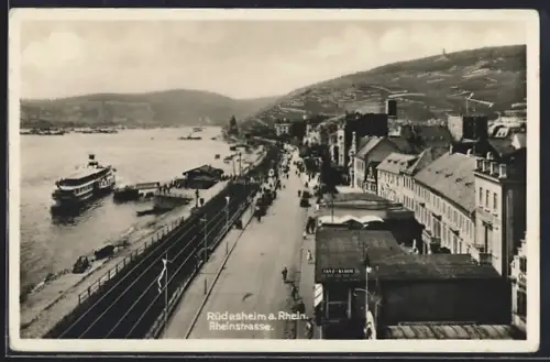 AK Rüdesheim a. Rhein, Rheinstrasse