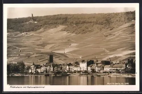 AK Rüdesheim / Rhein, Nationaldenkmal