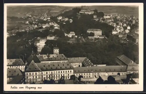 AK Fulda, Ansicht vom Flugzeug aus