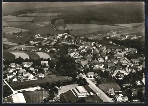 AK Rengshausen, Luftaufnahme des Ortes