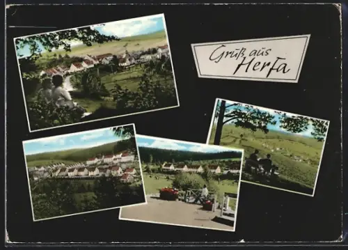 AK Herfa /Hersfeld, Verschiedene Ortsansichten