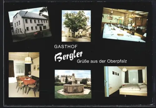 AK Waldthurn /Opf., Gasthof Konrad Bergler, Marktplatz 6