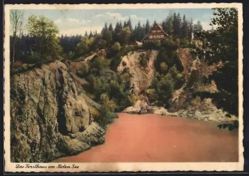 AK Witzenhausen-Grossalmerode, Roter See, Gaststätte Forsthaus am Roten See