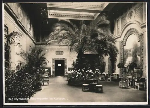 AK Bad Oeynhausen, Wintergarten im Kurhaus