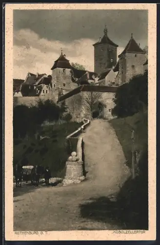AK Rothenburg o. T., Kobolzeller Tor