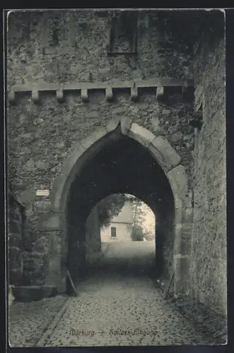 AK Marburg, Schloss, Eingang