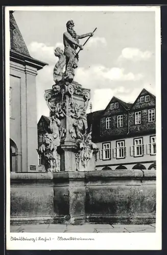 AK Weilburg /Lahn, Marktbrunnen