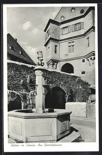 AK Idstein im Taunus, Am Löwenbrunnen