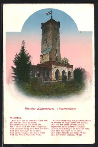 AK Rinteln /Wesergebirge, Klippenturm