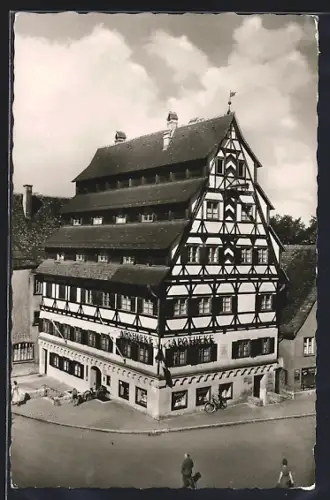 AK Memmingen /Allgäu, Siebendächerhaus, Apotheke