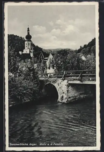 AK Anger, Motiv an der Feistritz