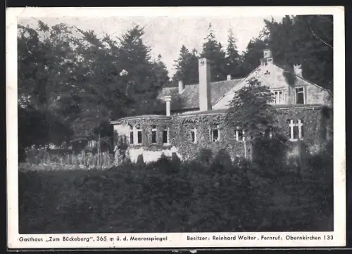AK Bückeberg, Gasthaus Zum Bückeberg, Reinhard Walter