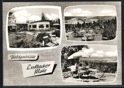 AK Endbach /Biedenkopf, Gaststätte Endbacher Platte, Bes. Anne und Fritz Seitz