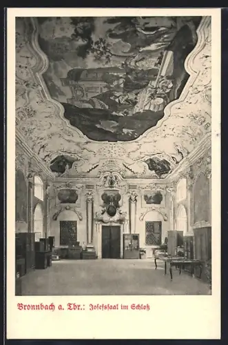 AK Bronnbach a. Tbr., Josefsaal im Schloss