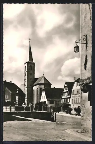 AK Aub /Ufr., Pranger am Rathaus