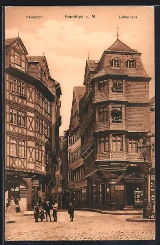 AK Alt-Frankfurt, Hainerhof, Lutherhaus