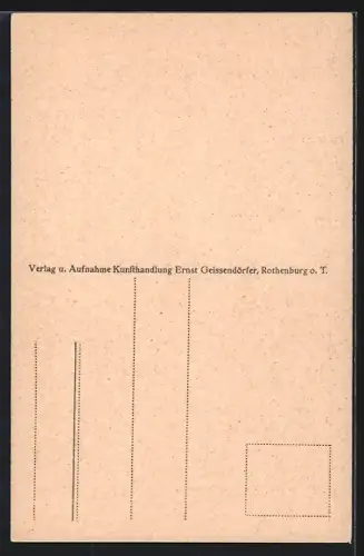 AK Rothenburg o. T., St. Georgsbrunnen