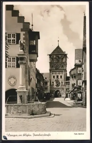 AK Wangen im Allgäu, Paradiesstrasse