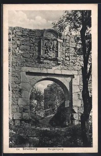 AK Streitberg / Fränk. Schweiz, Burgeingang