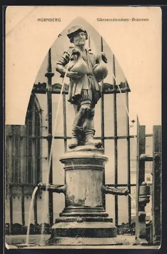 AK Nürnberg, Gänsemännchen-Brunnen
