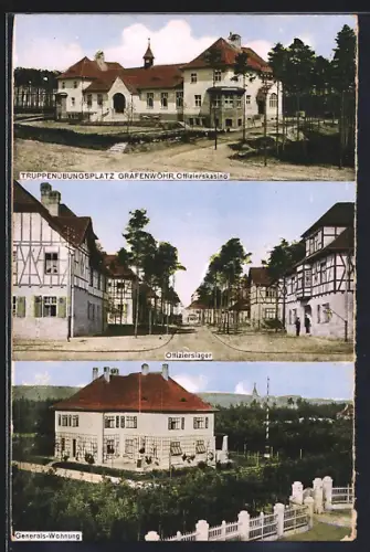 AK Grafenwöhr, Truppenübungsplatz, Offizierskasino, Offizierslager, Generals-Wohnung