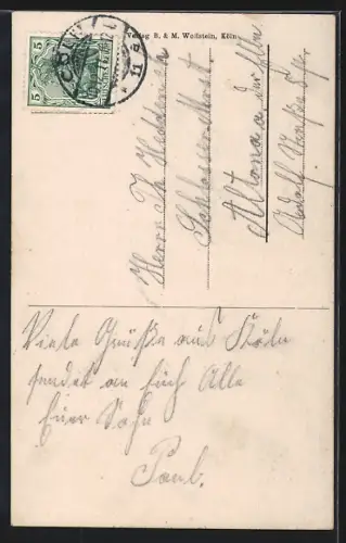 AK Köln, Geschäfte in der Hohe Strasse