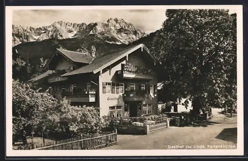 AK Partenkirchen, Gasthof Zur Linde