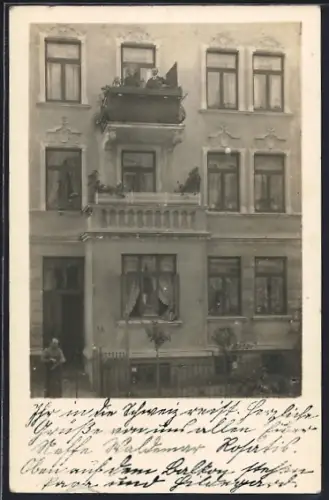 Foto-AK Lübeck, Haus Attendornstrasse 58 im Jahr 1910