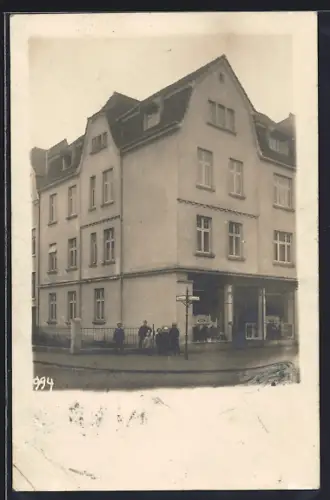 Foto-AK Lübeck, Haus Percevalstrasse Ecke Morkerkestrasse im Jahr 1912