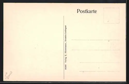 AK Dresden-Laubegast, Blick in die Gabelsbergerstrasse