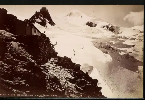 Fotografie unbekannter Fotograf, Ansicht Chamonix, Mont Blanc, Grand Mulets