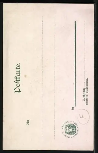 AK Paris, Weltausstellung 1900, am Gambetta-Denkmal, Remmy`s Stärke Fabrik-Marke